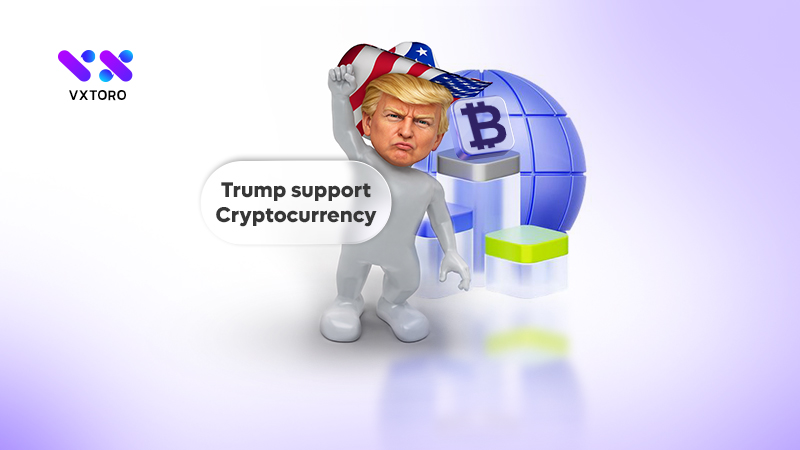 Trump supports cryptocurrency